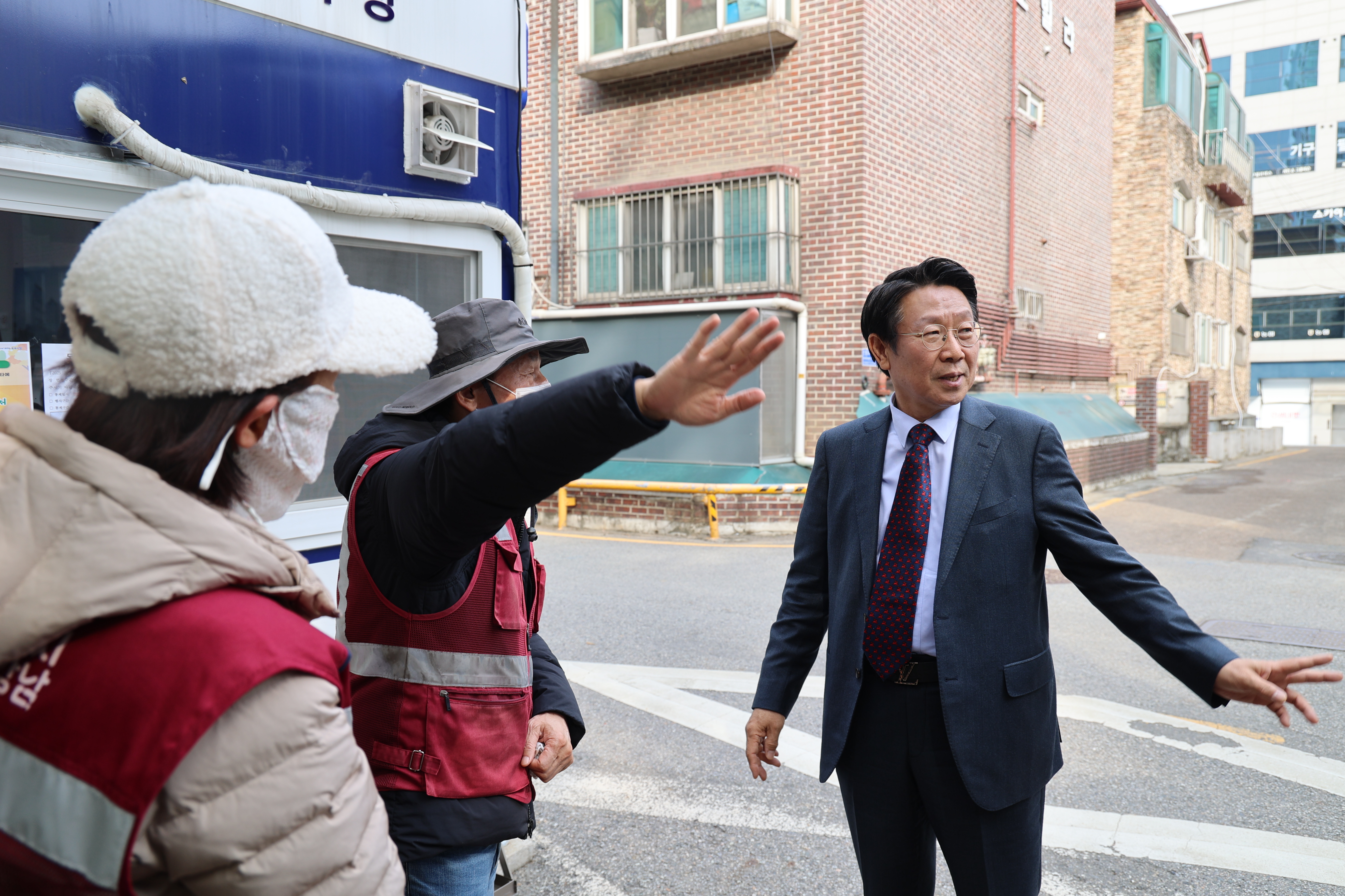 한티역공영주차장 현장방문 및 근무직원 격려